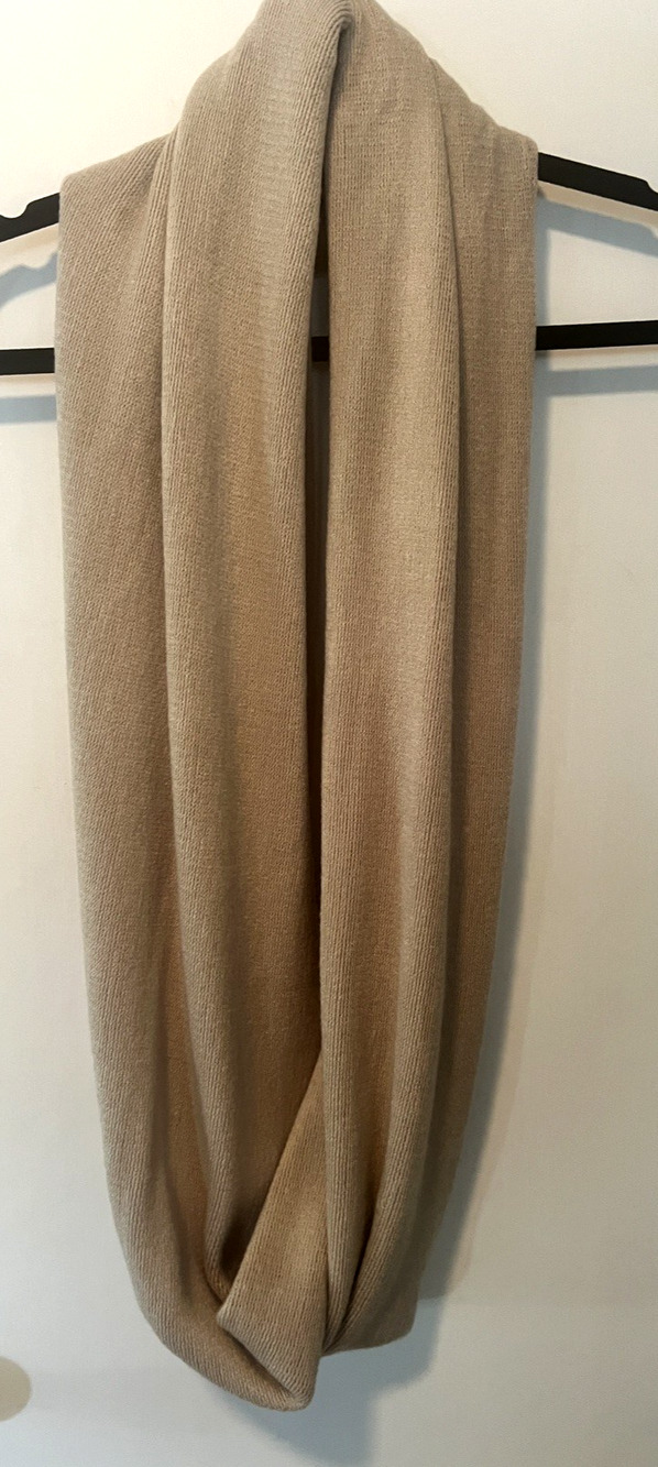 Calvin Klein Tan Infinity Scarf Women Accessories Pre-owned
